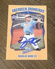 Douglas Hodo III Autographed 2023 Choice Aberdeen IronBirds Team Set Card Signed