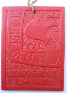 Thüringen ILMENAU 1968 XXI. Friedensfahrt (Radsport) Etappenort Ilmenau