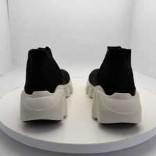 Zara Men's Black Sock-Style high-top Sneakers