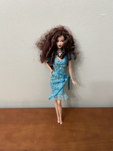 Loose 2007 Used Birthstone Beauties Turquoise December Barbie K8701 Steffi/Muse!