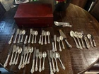 Lunt Sterling Silver Eloquence Flatware With Box 43 Pieces