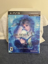 Final Fantasy X X-2 HD Remaster Limited Edition PS3 2014 CIB w/ Artbook RPG FFX