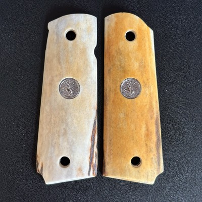 Vintage Ajax COLT 1911 Sambar Stag Grips - NOS | eBay