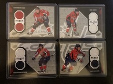 2011-12 UD Black Diamond Washington Capitals Dual Jerseys Full Set Of 4 Ovechkin