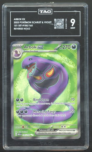 Arbok ex graded TAG 9 for sale on eBay