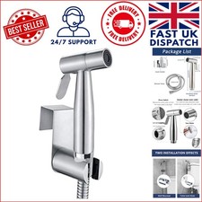 Water-Saving Hand Held Bidet Sprayer with 59-inch Flexible Stainless Steel Hose