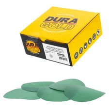 50PK - 400 Grit 5" Green Film - Hook & Loop Sanding Discs DA Sanders
