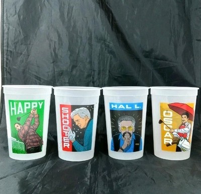 Happy Gilmore 2 Subway Collectible Cups - COMPLETE Set Of 4 BRAND NEW!