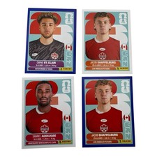 Panini FIFA World Cup 2026 Canada Sticker Lot 4 Blue Parallels St Clair 