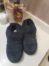 UGG TAZZLITA BLACK TAZZ PLATFORM SLIPPERS SHOES 9