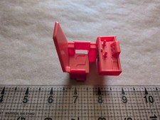 Vtg GI Joe Coastal Defender CONTROL SEAT chair original 1987 vehicle orange part