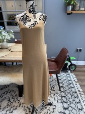 Zara Size M Gold Metallic Knit Cami Dress Stylish Bloggers