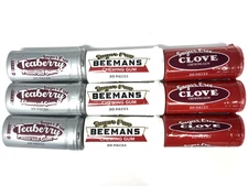 Teaberry or Clove or Beemans SUGAR FREE Chewing Gum- 60 Pieces - FAST FREE SHIP