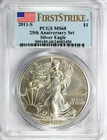 2011-S American Silver Eagle PCGS MS 68 #GA6-50 "25th Anniversary Set"