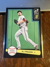 AJ Pollock 2016 Panini Donruss 1982 Design Black Border #D82-34 /99 Diamondbacks