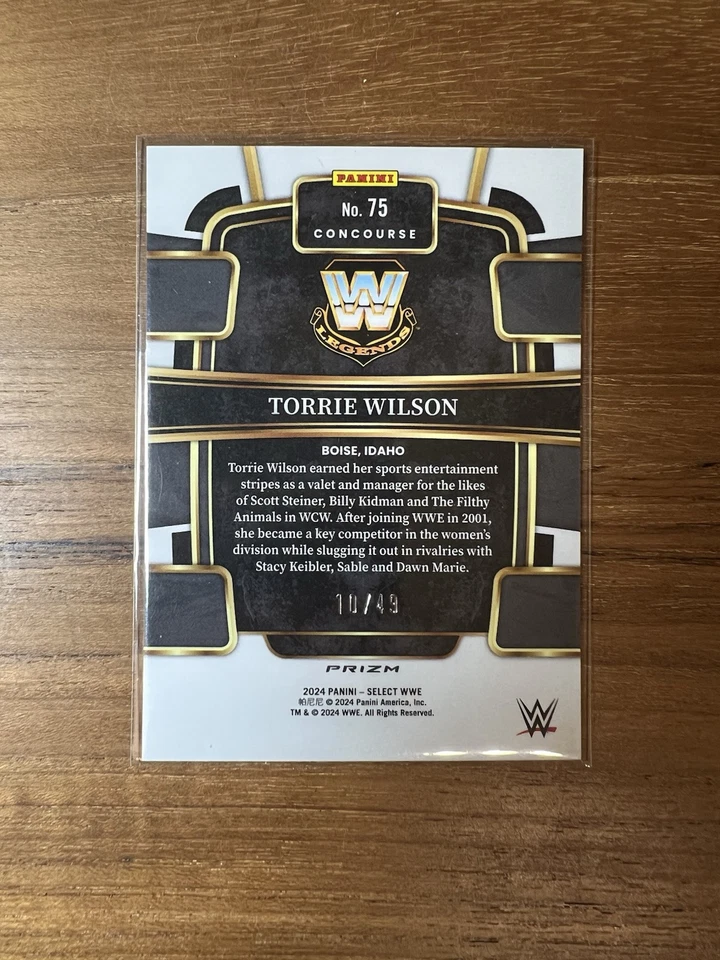 2024 Panini Select WWE Torrie Wilson #10/49 - Image 2 of 2
