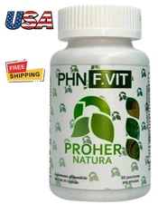 PROHER NATURA PHN Figura F VIT 100% NATURAL QUEMADOR DE GRASA!! 90 Cap Exp 08/26