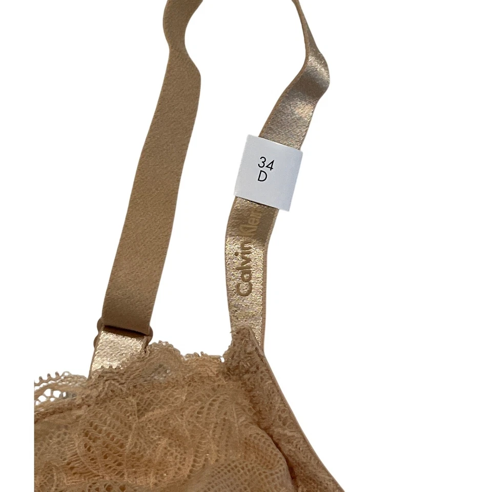 Бюстгальтер Calvin Klein соблазнительный комфорт без подкладки полное покрытие размер 34D рекомендуемая розничная цена производителя 48,50 долл. США - Изображение 3 из 4