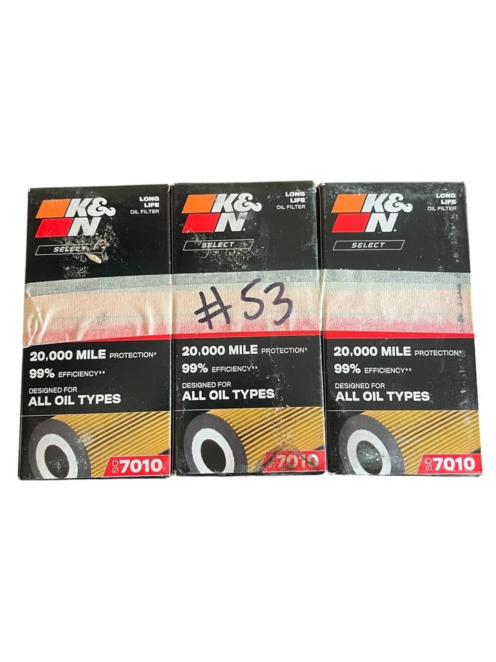 K&N Engine Oil Filter SO-7010 Long Life Audi, Volkswagen & Volvo Lot Of 3 New - Image 2 of 4