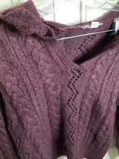 And Now This Womens Textured Waffle Knit v ne...