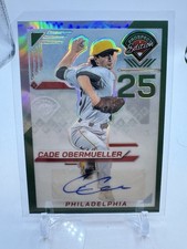 2025 Prospect Edition #98 - Cade Obermueller - Holo Green Prospect Auto