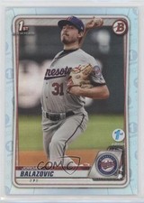 2020 Bowman 1st Edition Sky Blue Foil Jordan Balazovic #BFE-123 0sf1