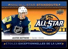2018-19 Upper Deck Tim Hortons NHL All-Star Standouts Auston Matthews Toronto