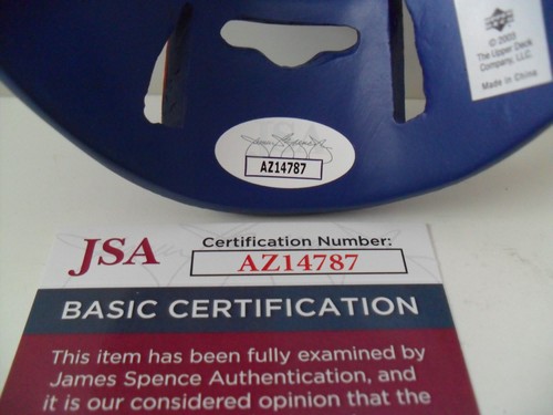 Glenn Chico Resch Signed 2002-03 UPPER DECK Mini Mask Collection JSA COA - Picture 10 of 19