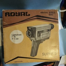 Royal Electric Aires 800 Super 8 Vintage Camera Original Box And Instructions