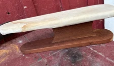 Antique Walnut Wood Sleeve Ironing Board 20”x5”