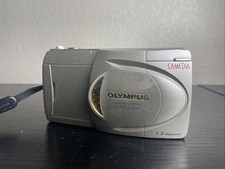 Olympus D-450 Zoom 1.3MP Digital Camera Tested Working Broken Battery Door 