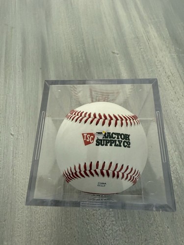Tractor Supply Co Souvenir Baseball 2023 Swing For The Fences w Case - Picture 2 of 4