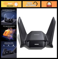 WiFi 7 USB Adapter for Desktop PC, Tri-Band 5GHz/2.4GHz/6GHz, Dual Antennas, Win