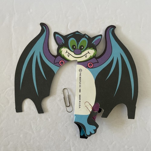 Vintage Beistle Halloween Purple Bat Honeycomb Tissue Paper Decoration 1980 - Picture 4 of 4