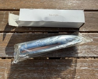 V Raro Nuevo Antiguo Stock Cromado Chapado Tipo Cruiser Bicicleta De Colección Luz Sin Abrir