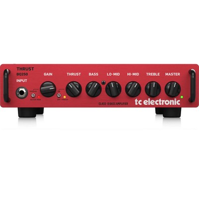 TC Electronic BQ250 250W Portable Bass Head w/Mosfet Preamp & Thrust Compressor