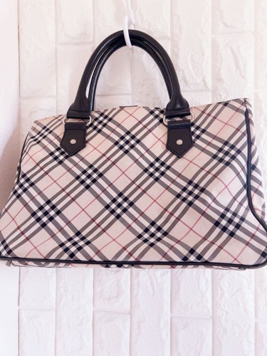 Burberry Blue Label Tote Bag Nova Check Beige Japan