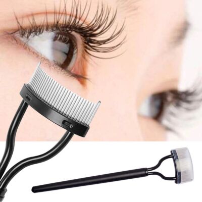 Wimpernkamm Wimperntrenner Mascara Lift Curl Metallbürste Makeup Tool