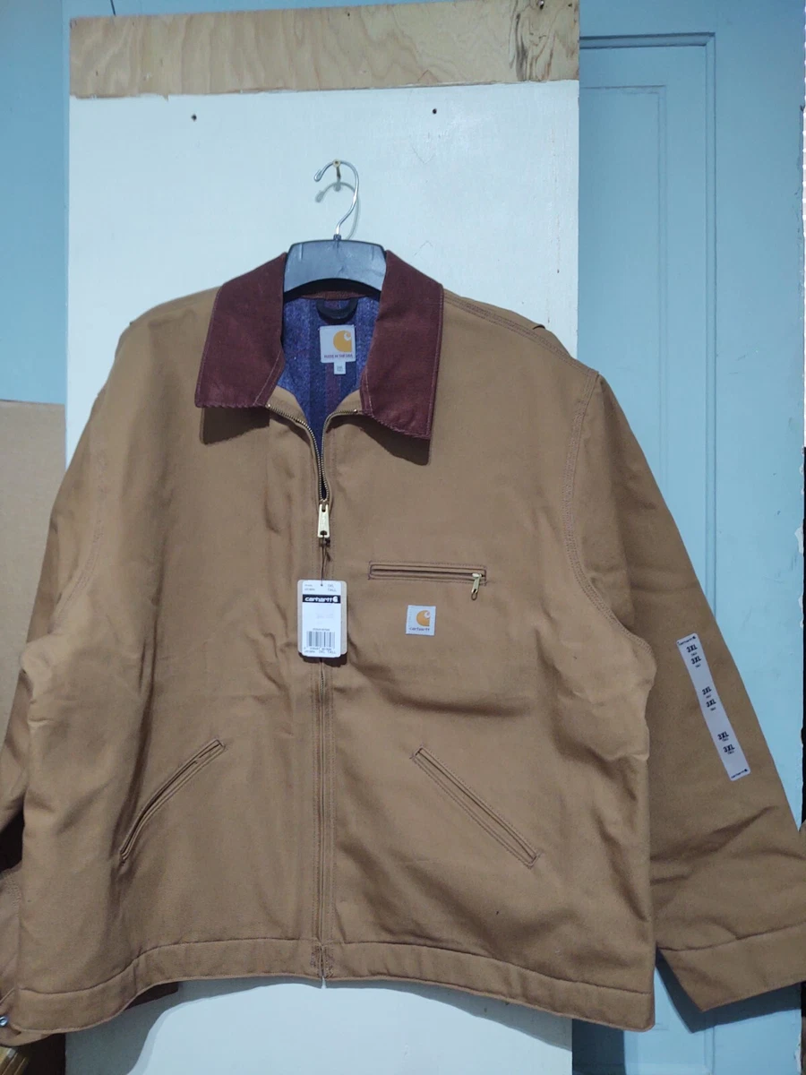 Vtg Carhartt J001 Detroit Jacket Blanket Lined Duck Brown various sizes NEW USA Vtg Carhartt J001 Detroit Jacket Blanket Lined Duck Brown various sizes NEW USA