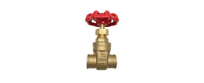 1/2 in. SWT x SWT Heavy Pattern Brass Gate Valve