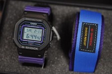 Casio G-Shock Special Colour Editon Watch w/ Extra Cloth Band DW-5600THS-1