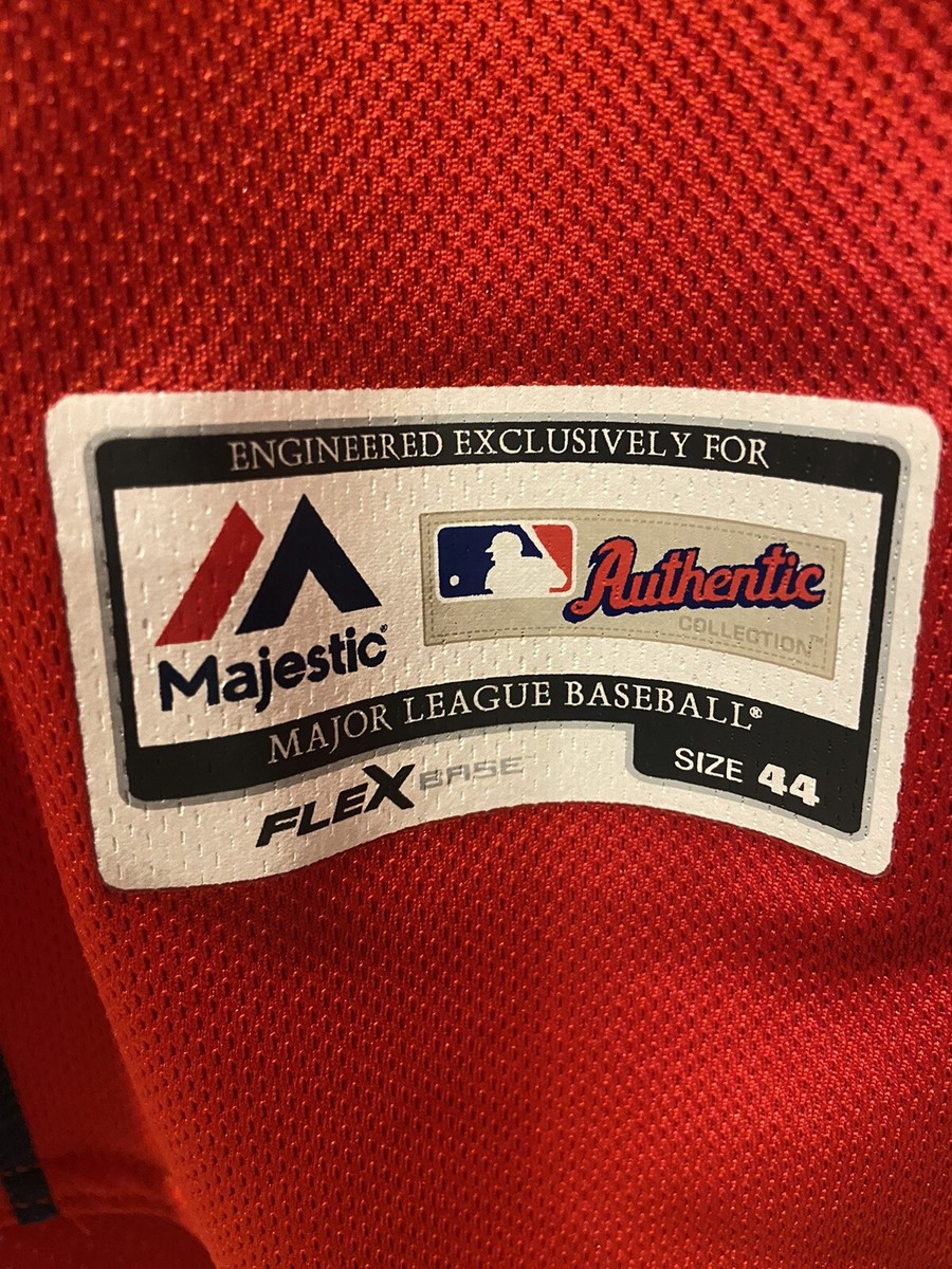 REDS ストライプジャージ Majestic Majestic Cincinnati Reds Stars And Stripes Size 44 USA Flag