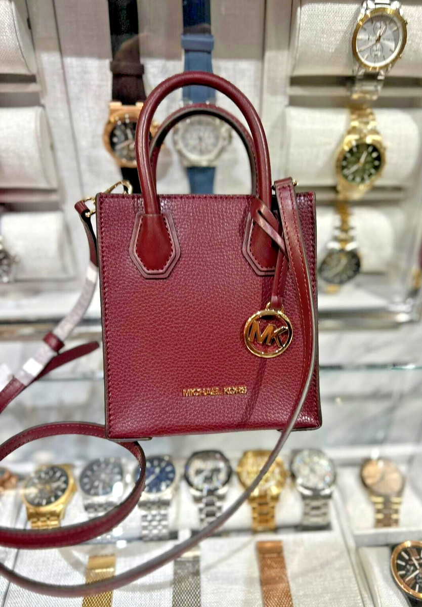 Michael Kors Mercer XS Leather North South Crossbody Shopper