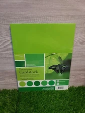 Core'Dinations Cardstock Paper 8 1/2" X 11" 50 sheets - GOING GREEN - 5 Shades