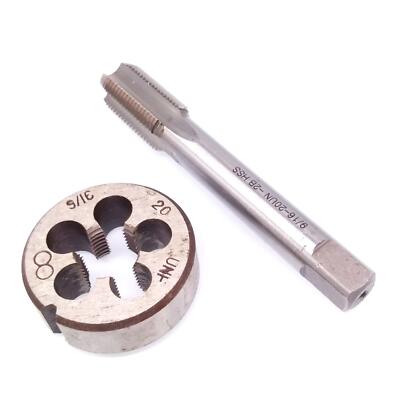 US Stock HSS 9/16-20 UN Tap & 9/16-20 UNF Die Right Hand