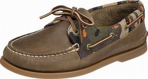 sperry camo boat shoes