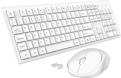 TedGem 2,4G Laptop PC TV 2-in-1 USB ergonomische drahtlose Tastatur & Maus