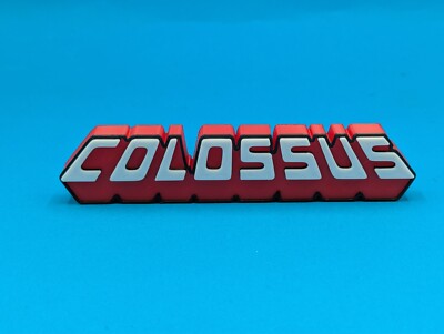 Colossus (Vintage) - 3D gedrucktes Logo für Schreibtisch oder Wandhalterung. 150mm breit