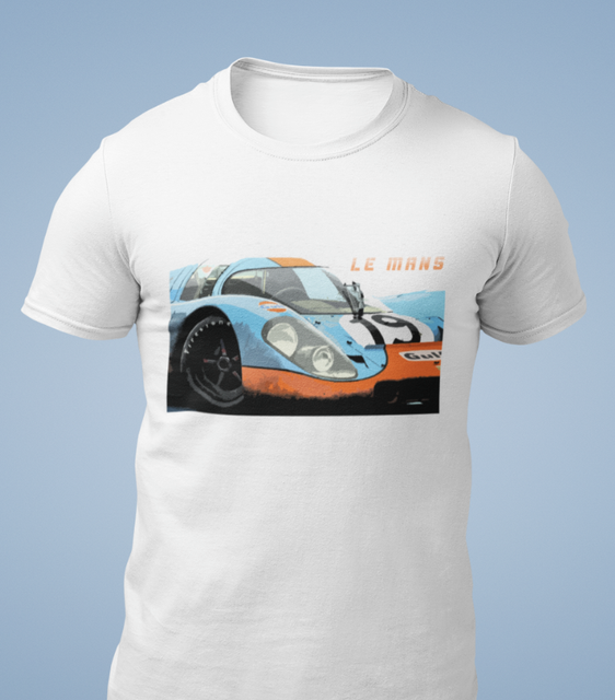 Gulf Racing Livery 917 Vintage Race Car ShortSleeve Unisex TShirt eBay