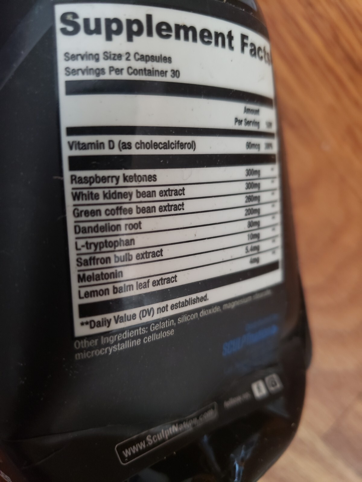 SculptNation Burn PM Thermogenic Fat BURNING 60 Capsules SEE PICTURE